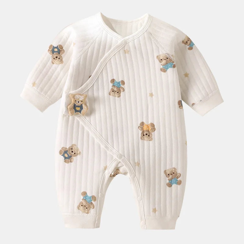 The Charming Bear Boucle Wrap Baby Grow Romper