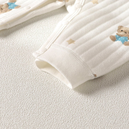 The Charming Bear Boucle Wrap Baby Grow Romper