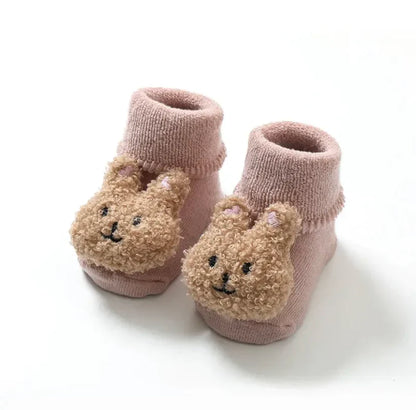 Boucle Teddy Slipper Socks