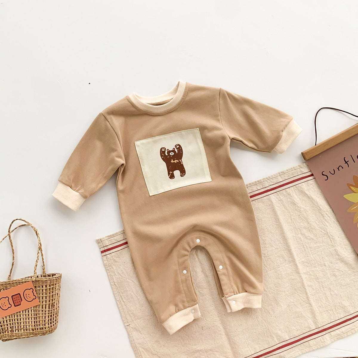 Happy Bear Sleepsuit Romper