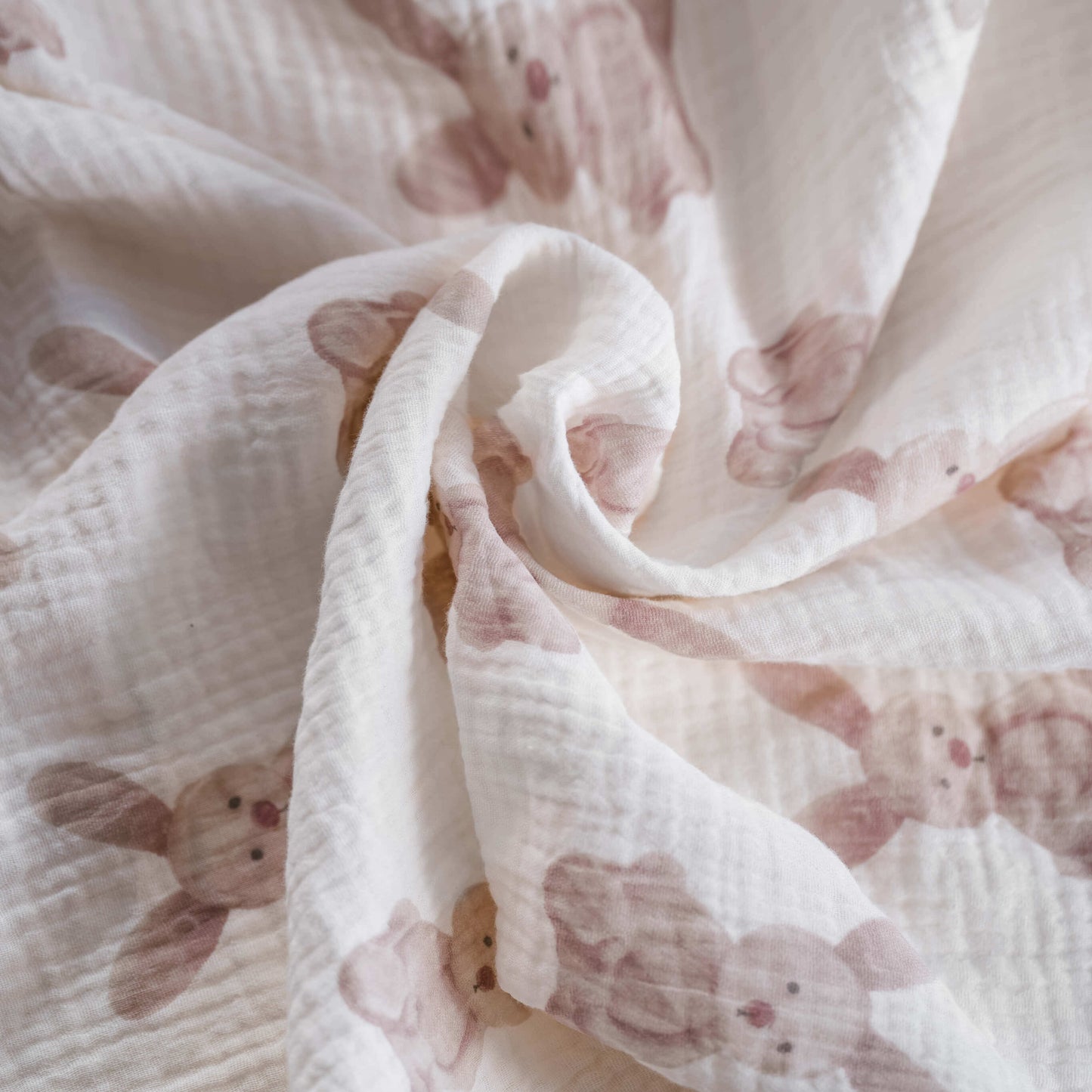 The Bunny Muslin Blanket Swaddle