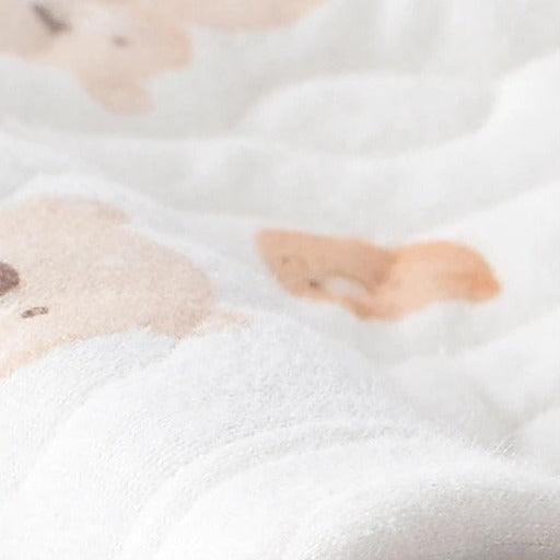 Grenouillère pour bébé avec imprimé ours en boucle et motif thé de l'après-midi 