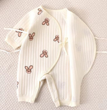 The Bunny Boucle Wrap Baby Grow Romper