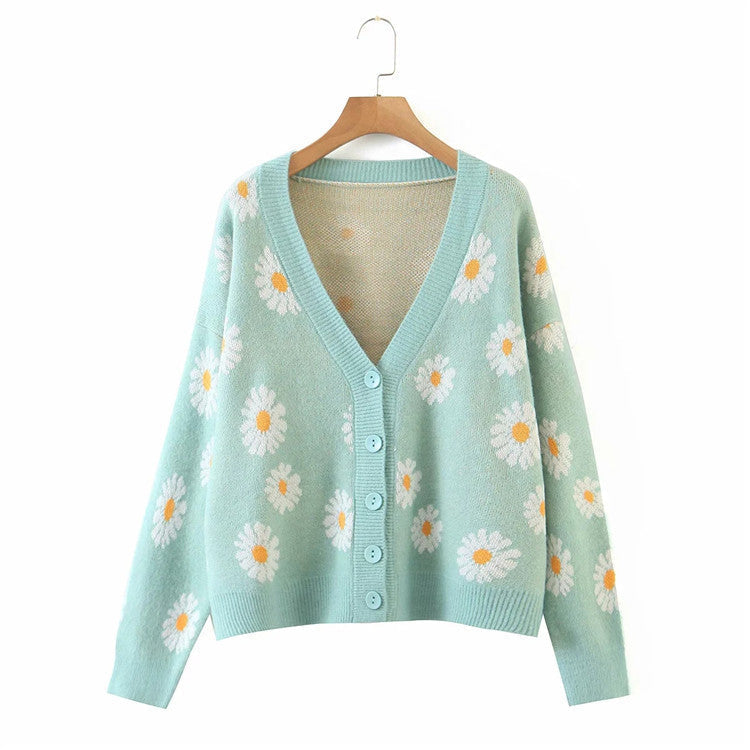 Ema Elegant Floral Sweater