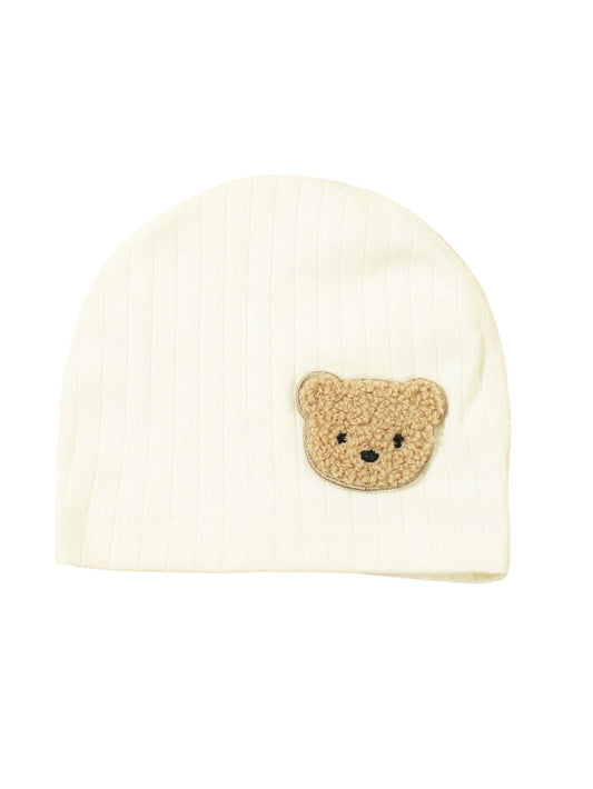 Boucle White Bear Hat