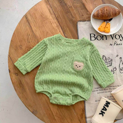 Autumn Bear Romper