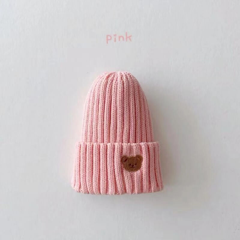 Knitted Bear Beanie Hats