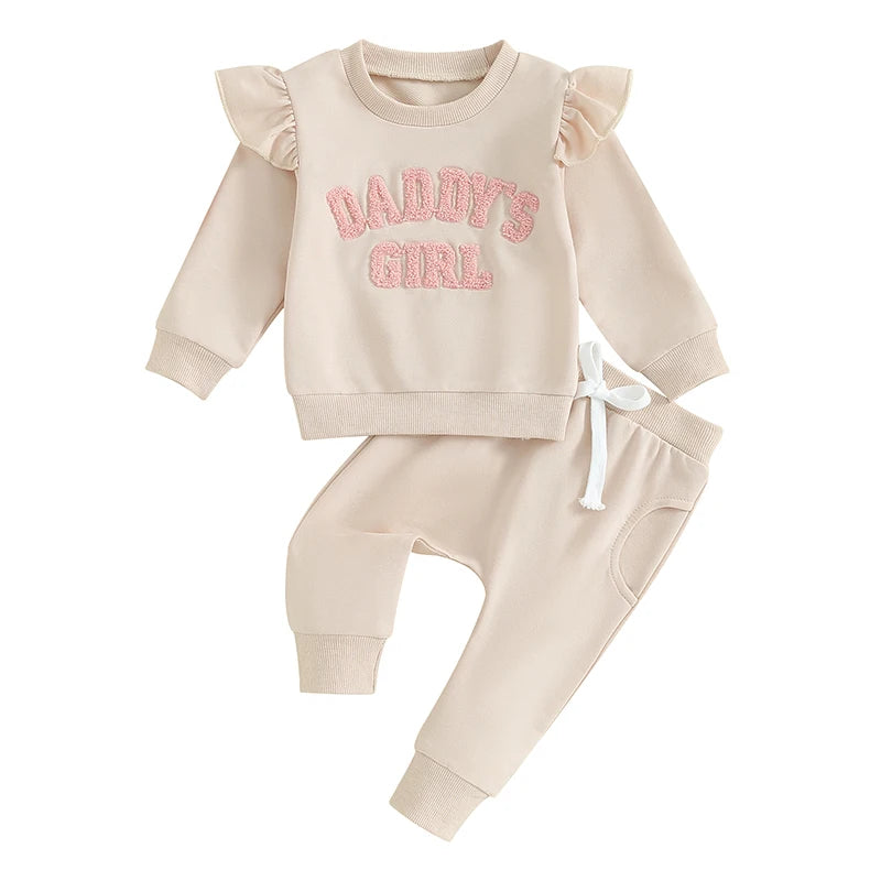 Daddys Girl Long Sleeve Crewneck Sweatshirt & Pants