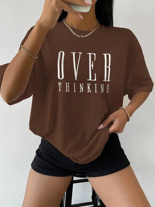 Over Thinking Women Cotton Top