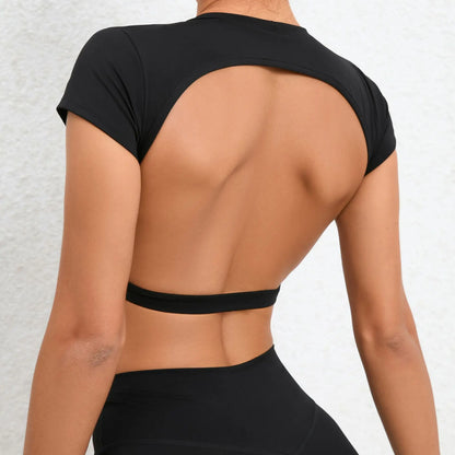 Backless Yoga Sport Crop Tops