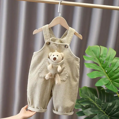 Children's Bear Corduroy Overalls