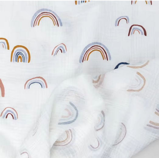 The Rainbow Muslin Blanket Swaddle