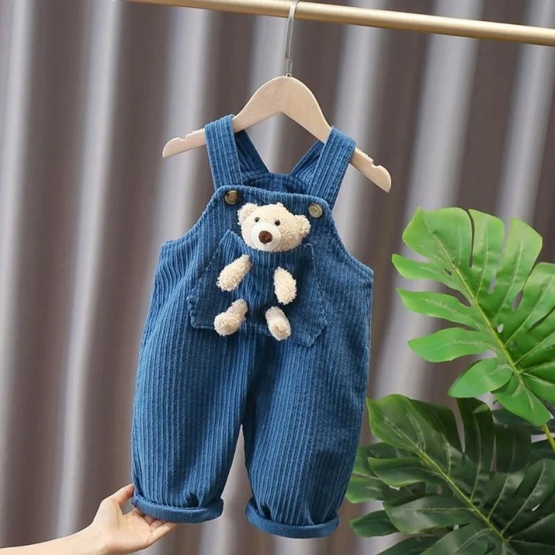 Children's Bear Corduroy Overalls