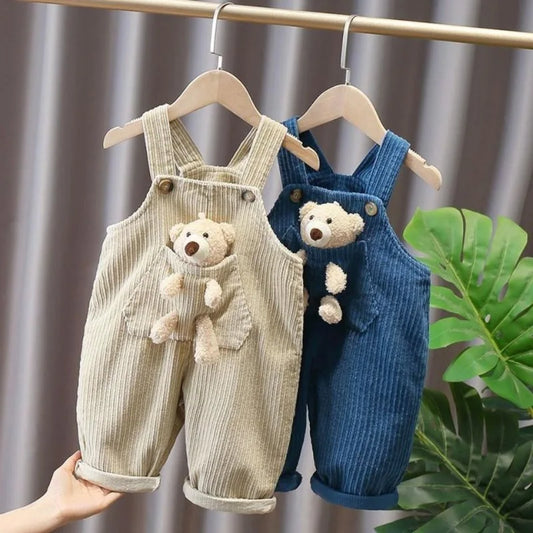 Children's Bear Corduroy Overalls