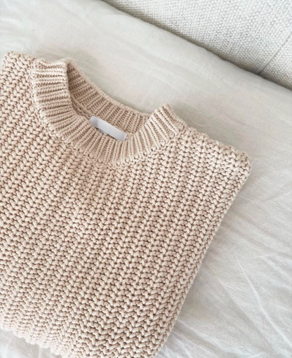 Chunky Sweater | Almond