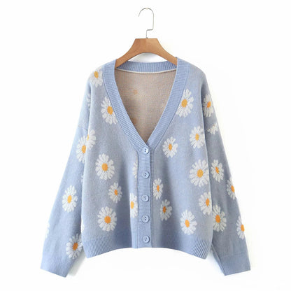 Ema Elegant Floral Sweater