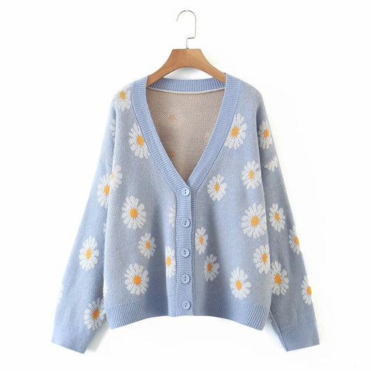 Ema Elegant Floral Sweater