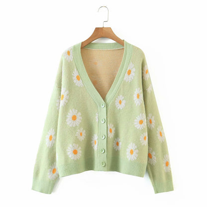 Ema Elegant Floral Sweater