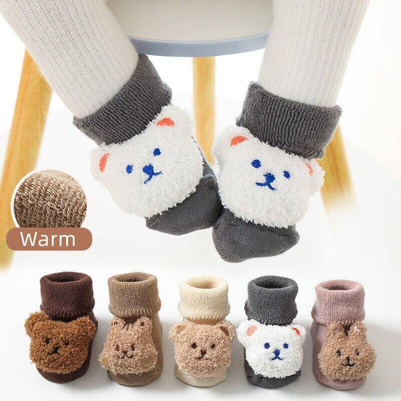 Boucle Teddy Slipper Socks