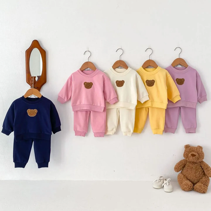 Cozy Cub Bear Colour Tracksuit